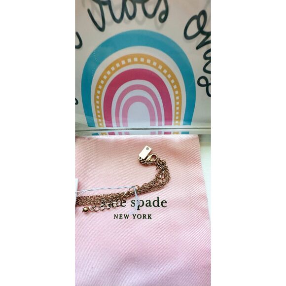 NEW Kate Spade Pearly Delight Pendant Necklace, Rose Gold Plated - Picture 6 of 6